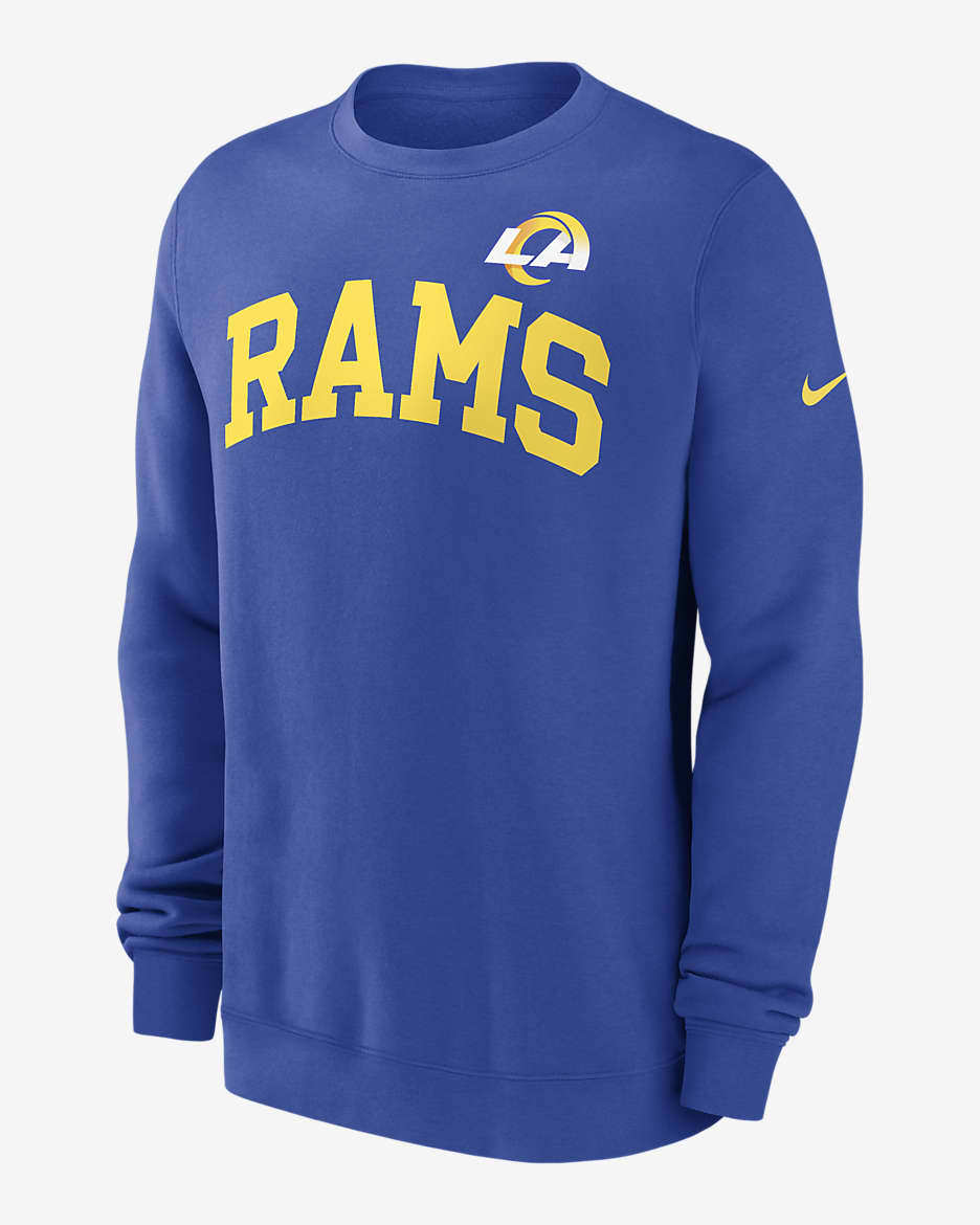 Los Angeles Rams Club Men's Nike NFL Pullover Crew